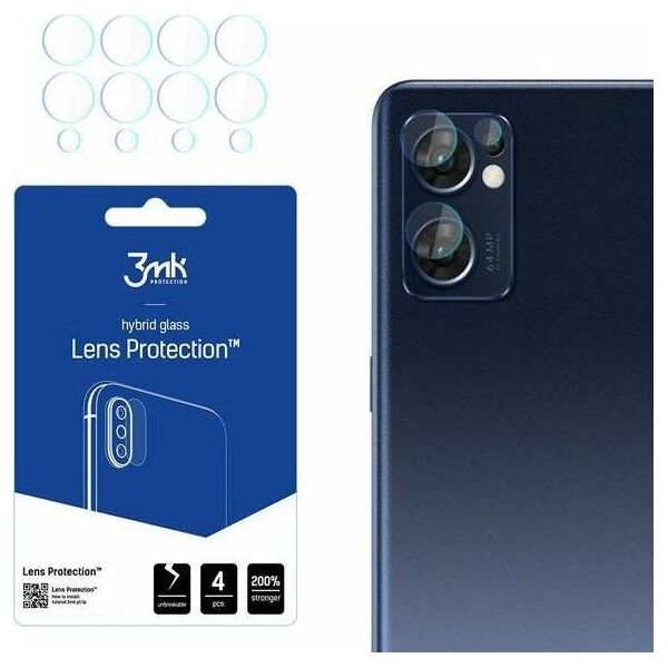 3MK 3MK Lens Protect Oppo Find X5 Lite Ochrona na obiektyw aparatu 4szt