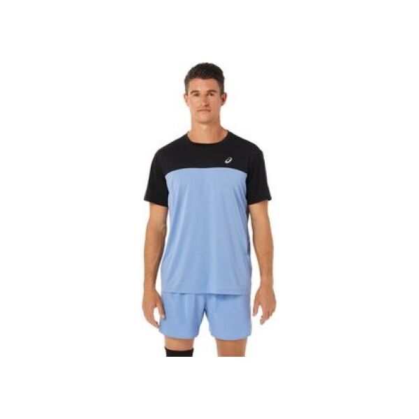 Asics Koszulka męska Race SS Top Performance black/blue harmony r.S