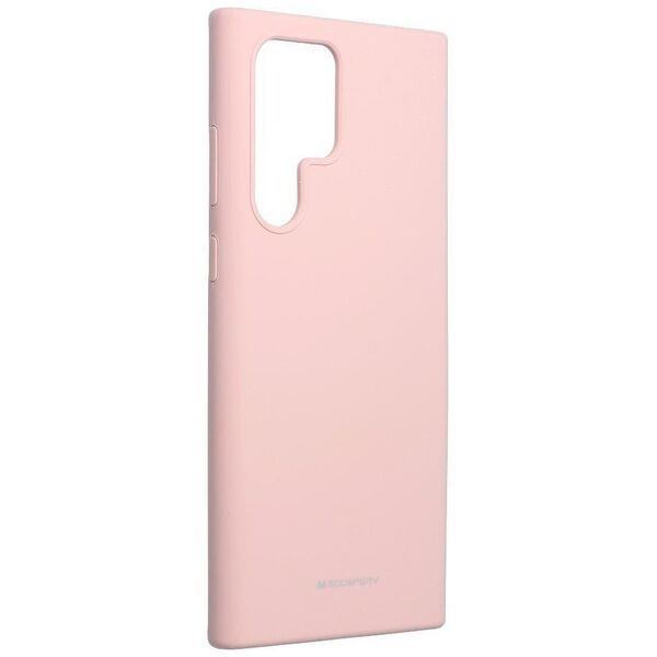 Partner Tele.com Futerał Mercury Silicone do SAMSUNG S22 ULTRA różowy