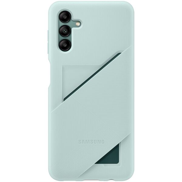 Samsung Samsung Card Slot Cover etui do Samsung Galaxy A04s silikonowy pokrowiec portfel na kartę zielony (EF-OA047TGEGWW)