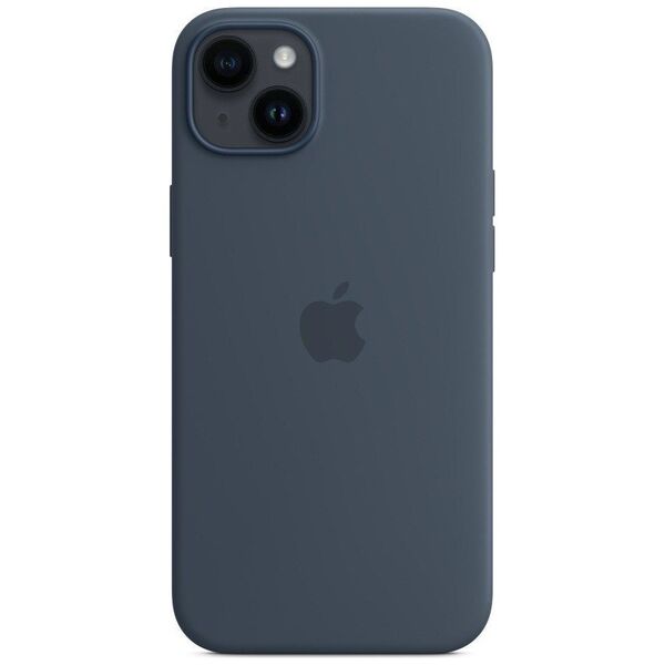Apple APPLE iPhone 14 Plus Silicone Case with MagSafe - Storm Blue