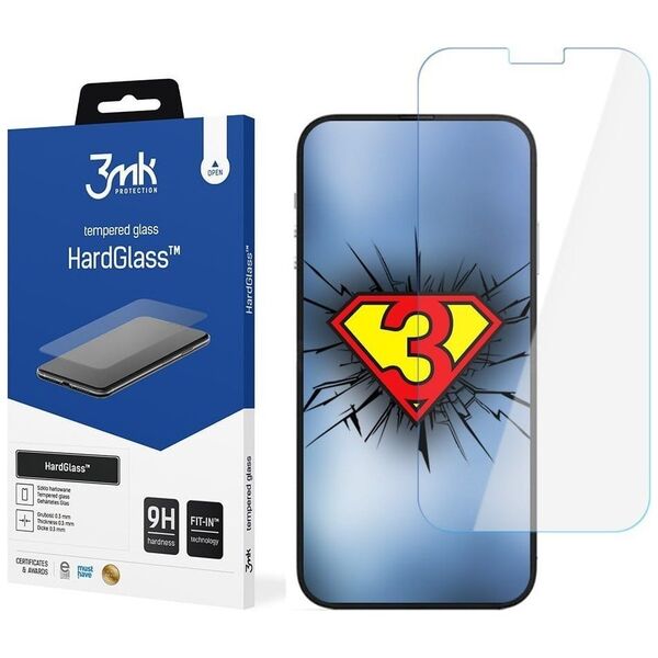 3MK Szkło hartowane 3MK HardGlass Apple iPhone 14 Plus/14 Pro Max