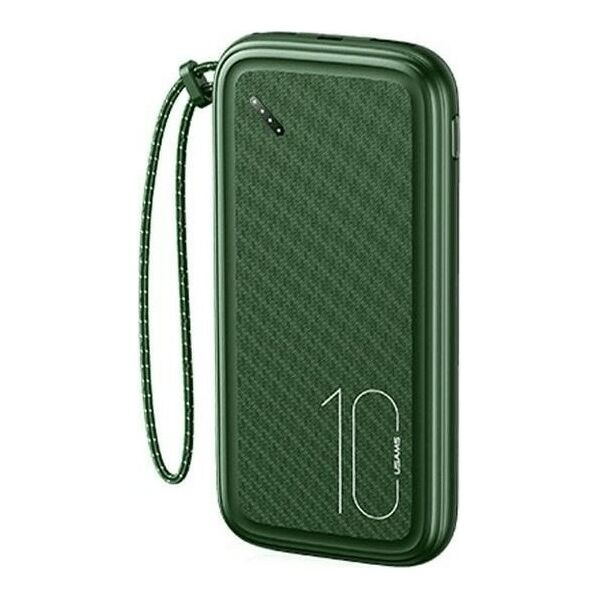 Powerbank Usams Powerbank PB56 10000mAh 2xUSB Zielony