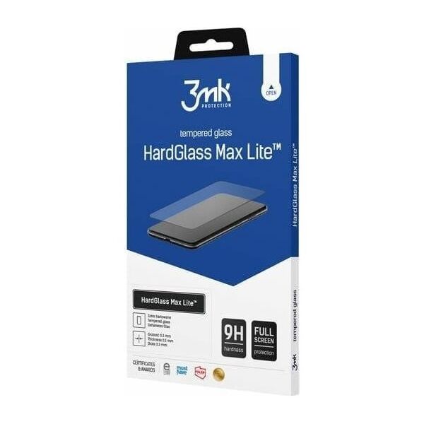 3MK Szkło hartowane 3MK HardGlass Max Lite Samsung Galaxy S23 czarne