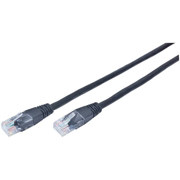 Gembird Kabel sieciowy UTP Gembird PP12-10M/BK kat. 5e, Patch cord RJ-45 (10 m)