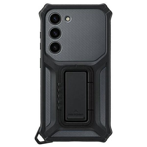 Samsung Etui Samsung EF-RS911CB S23 S911 tytanowy/titan Rugged Gadget Case