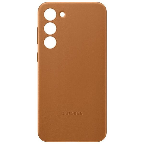 Samsung Etui Samsung Leather Case Galaxy S23+ brązowe