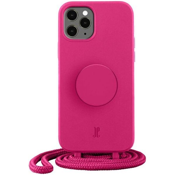 Just Elegance Etui JE PopGrip iPhone 11 Pro 5,8" różowy/orchid flower 30051 (Just Elegance)