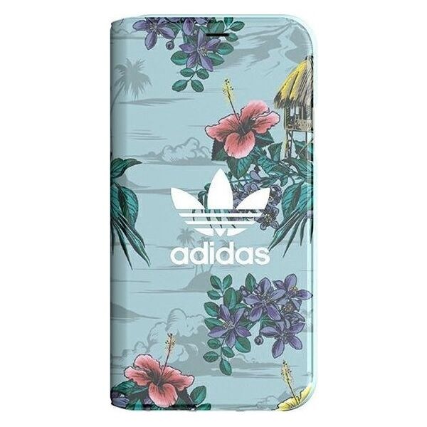 Adidas Adidas Booklet Case Floral iPhone X/XS szary/grey 30927