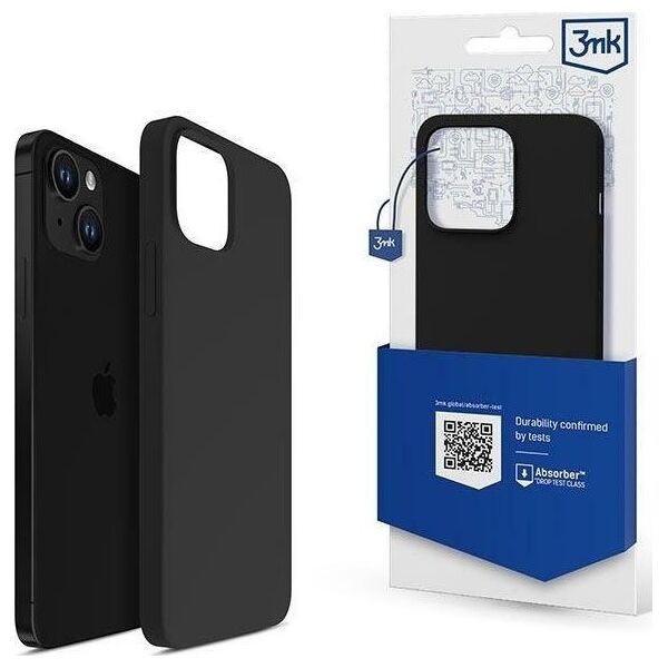 3MK 3MK Silicone Case iPhone 13 6,1" czarny/black