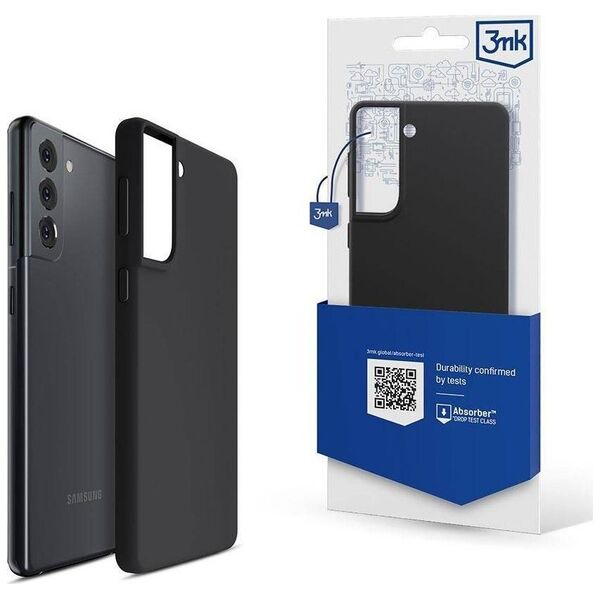 DefaultBrand Etui 3MK Silicone Case do Samsung S22 5G S901 czarny/black