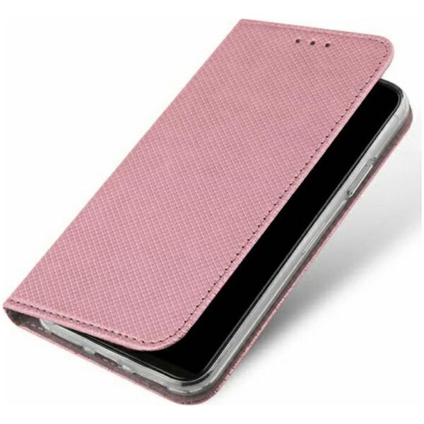 NO NAME Etui Smart Magnet book Samsung A54 5G A546 różowo złoty/rose gold