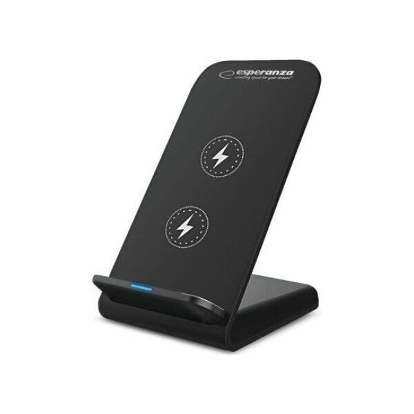 Esperanza Stojak biurkowy do telefonu z ładowarką bezprzewodową 15W Esperanza PHOTON EZC101
