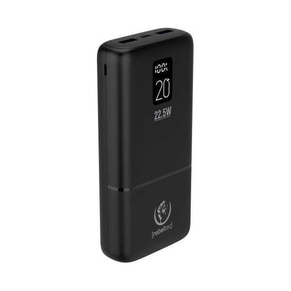 Powerbank Rebeltec P20 LCDPD 20000mAh Czarny