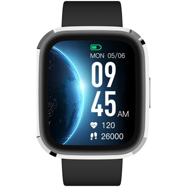 Smartwatch Garett GRC Style Czarno-srebrny