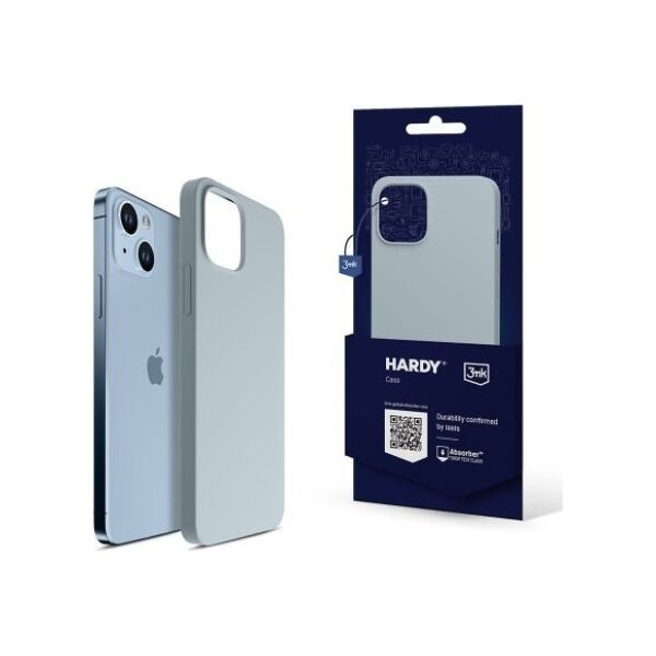 3MK Etui Hardy Silicone MagCase Blue iPhone 15