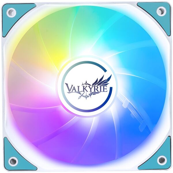 Wentylator Valkyrie V12F ARGB Biały