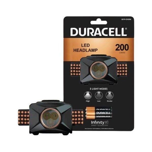 Latarka czołowa Duracell Latarka czołowa 200 LM