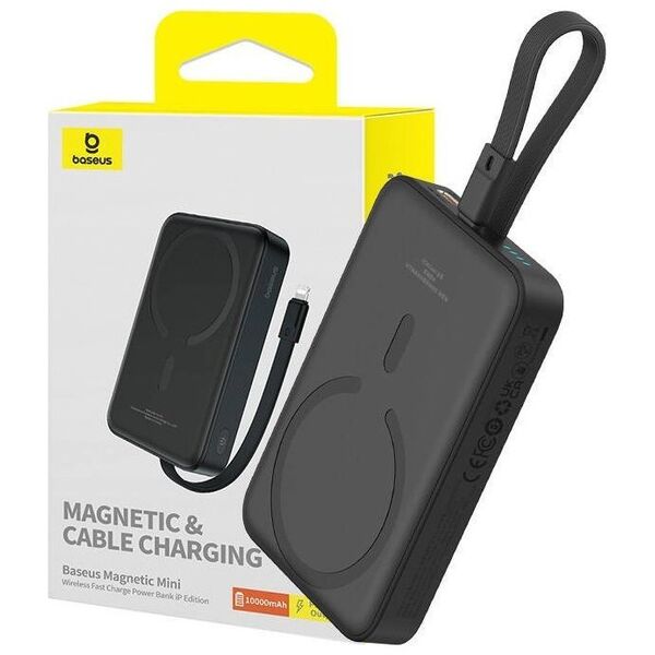 Powerbank Baseus Powerbank magnetyczny Baseus Magnetic Mini 10000mAh 20W MagSafe (czarny)