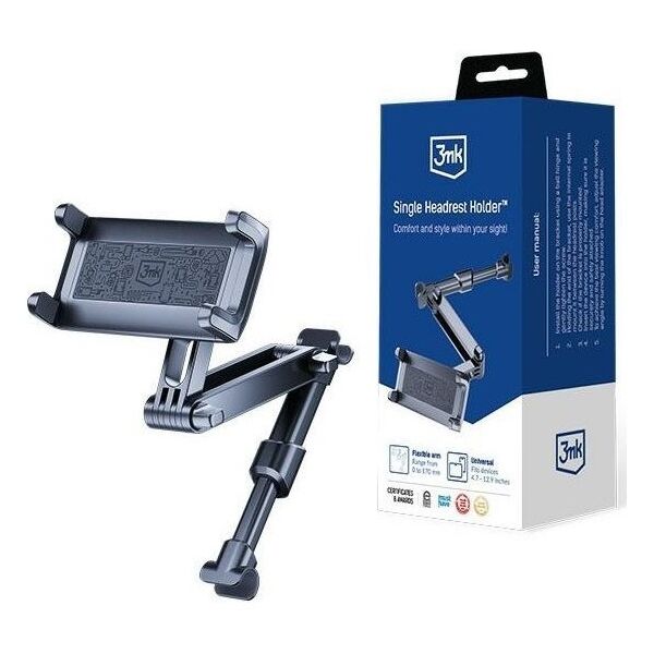 3MK Uchwyt samochodowy na zagłówek Single Headrest Holder