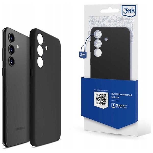 3MK Etui na telefon 3mk do Samsung Galaxy S24+ silikonowe, czarne