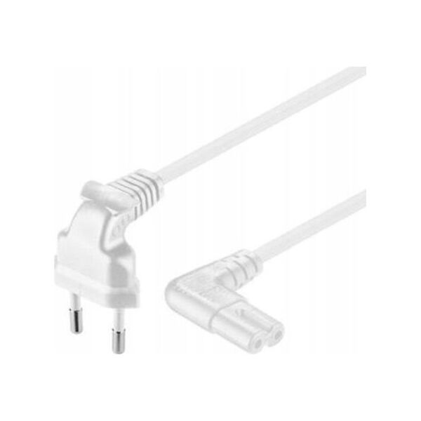 PremiumCord PREMIUMCORD Kabel síťový 230V k magnetofonu se zahnutými konektory 2m