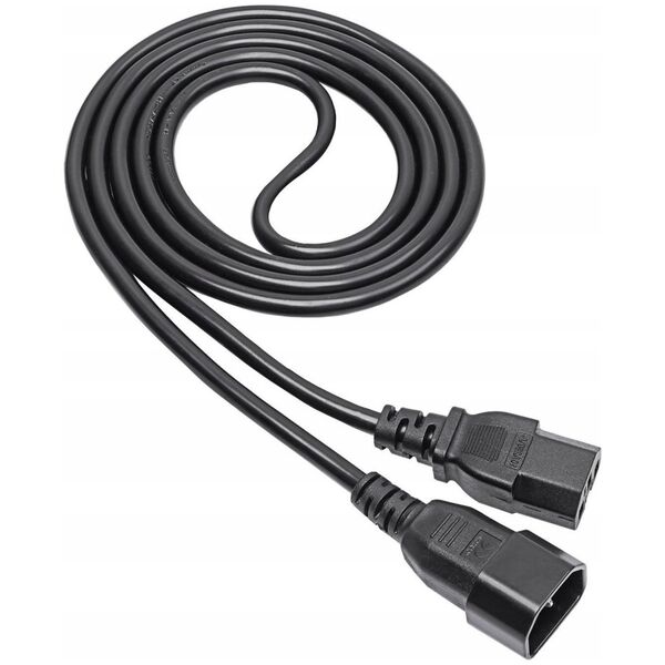Zasilacz serwerowy Akyga AKYGA Power cable AK-UP-06 IEC C14 C15 250V/50Hz 1.8m