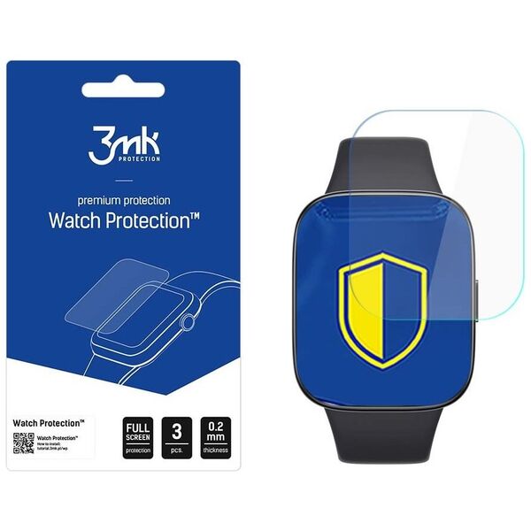 3MK Xiaomi Redmi Watch 3 Active - 3Mk Watch Protection V. Arc+