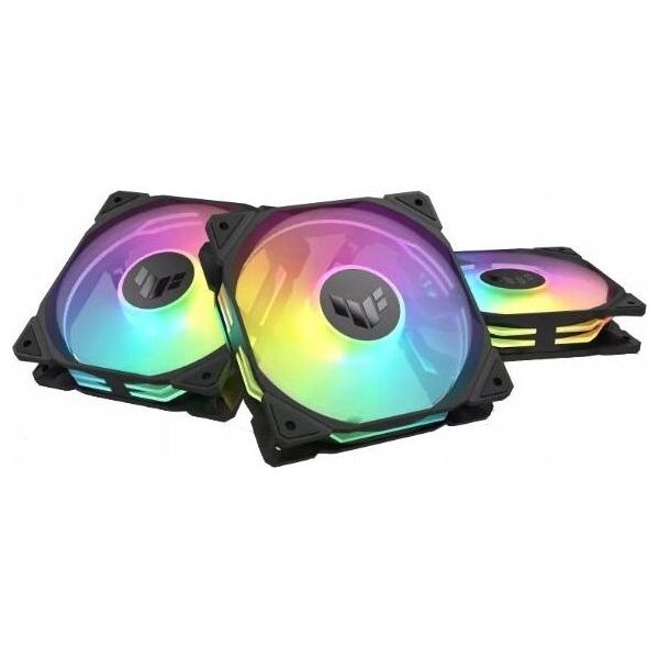 Wentylator Asus TUF Gaming TR120 ARGB Czarny 3-pack (90DA0090-B09020)