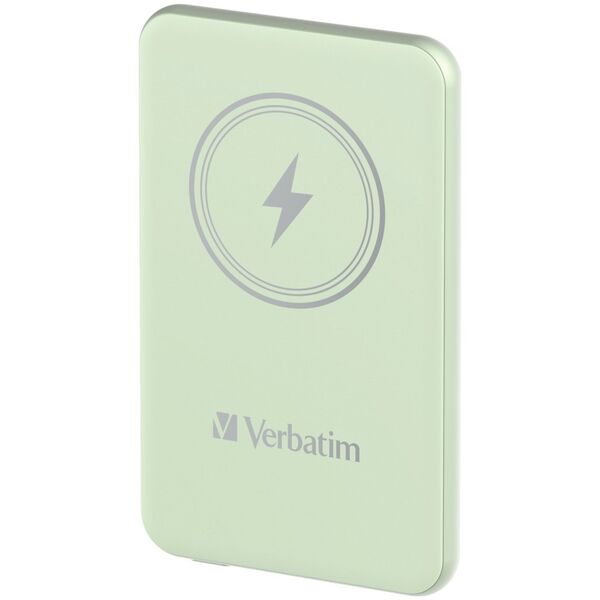 Powerbank Verbatim Powerbank Verbatim Charge 'n' Go Magnetic Wireless 5000mAh USB-C PD 3.0 Green