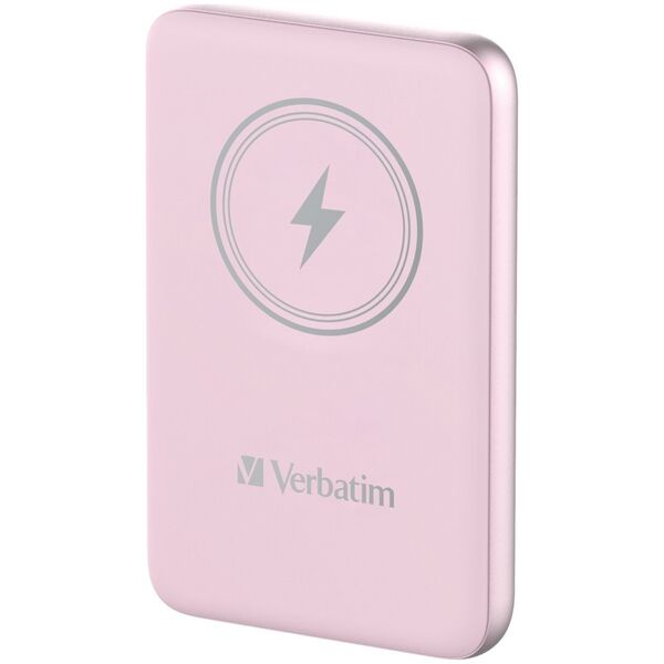 Powerbank Verbatim Powerbank Verbatim Charge 'n' Go Magnetic Wireless 10000mAh USB-C PD 3.0 Pink