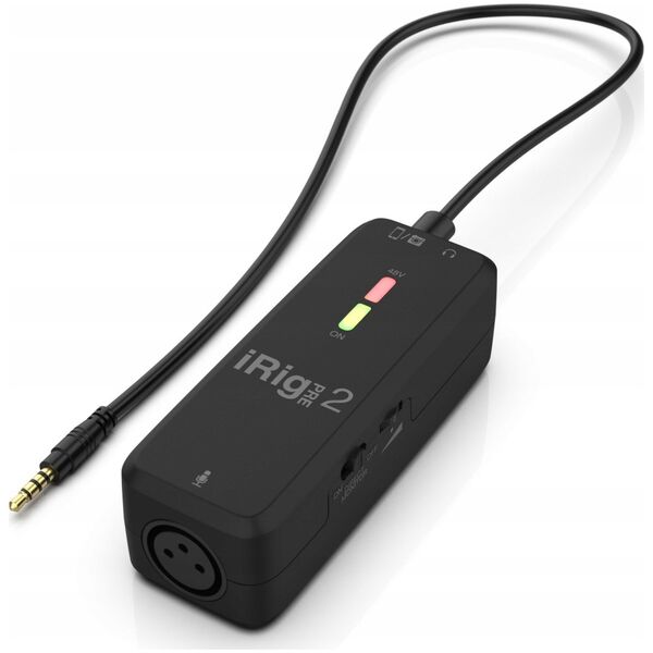 Karta dźwiękowa IK Multimedia IK iRig PRE 2 - Interfejs audio iOS/ Android/ DSLR