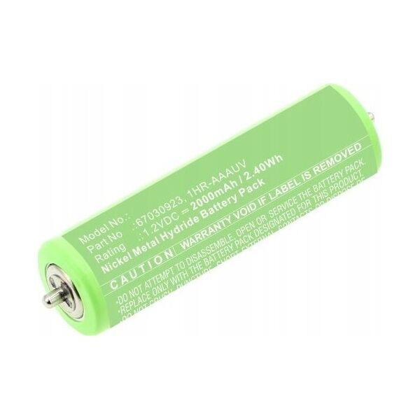 Bateria Cameron Sino Akumulator Bateria Typ Wer1411l2508 0025864 Do Panasonic Er-pa10 Braun Flex / Cs-brf310sl