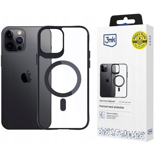 3MK 3mk ochranné pouzdro Satin Armor MagCase pro iPhone 12 Pro Max