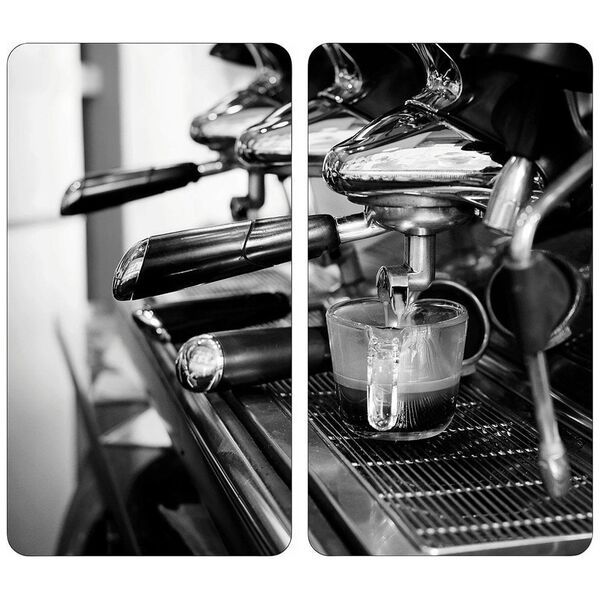 Deska do krojenia Kesper Szklane płyty kuchenne z antypoślizgowymi nóżkami, ESPRESSO