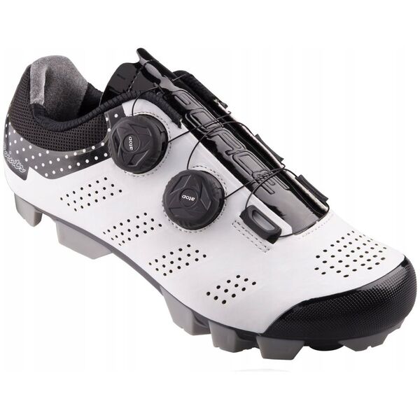 FORCE Buty damskie FORCE MTB POINTS, biaﾅＰ-czarne 38