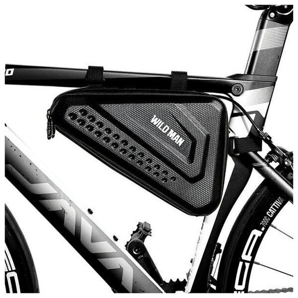 WildMan WILDMAN Etui/sakwa na ramę roweru ES19 uchwyt rowerowy czarna/black