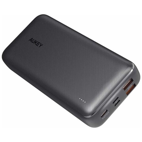 Powerbank Aukey PB-N74S Power Bank | 20000 mAh | 5xUSB | Quick Charge 3.0 | Power Delivery 3.0 | 22.5W | SCP | LED | kabel USB-C