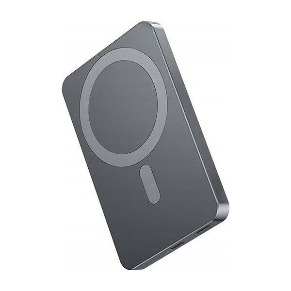 Powerbank Awei AWEI PowerBank MagSafe P112K 5000mAh szary/grey
