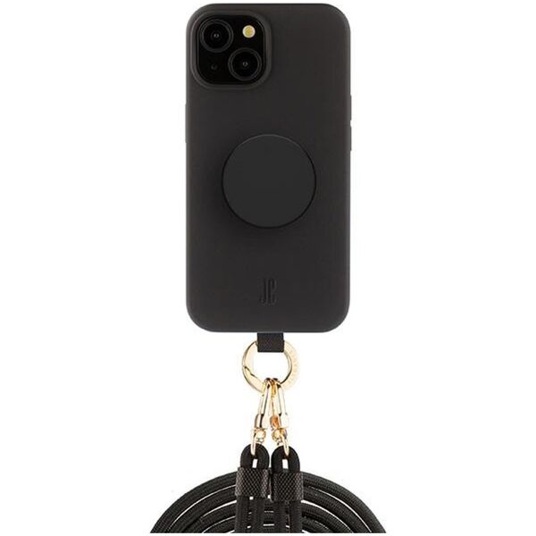Just Elegance Etui JE 3in1 PopGrip iPhone 15 6.1" czarny/black 30484 (Just Elegance)