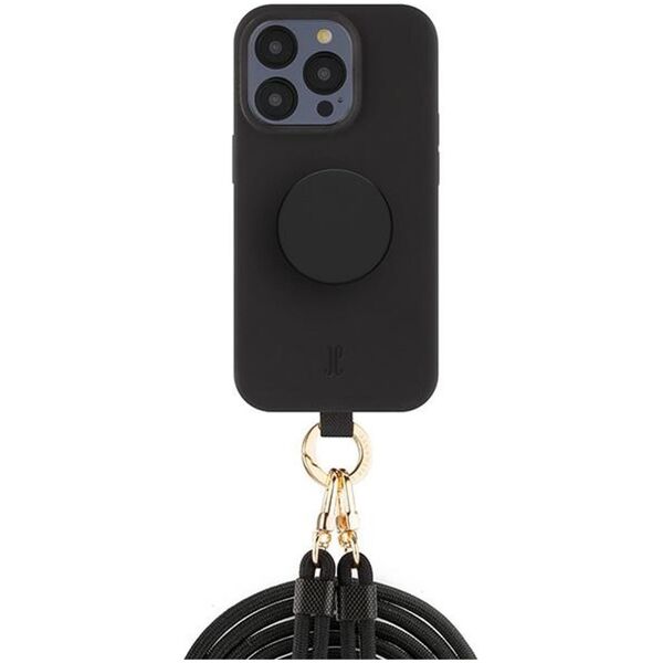 Just Elegance Etui JE 3in1 PopGrip iPhone 15 Pro 6.1" czarny/black 30485 (Just Elegance)