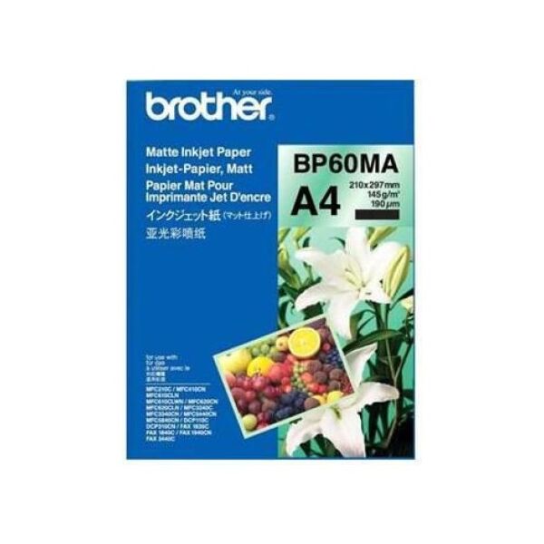 Brother Papier fotograficzny do drukarki A4 (BP60MA)