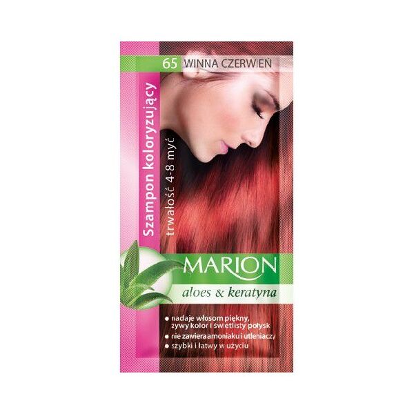 Marion Szampon koloryzujący 4-8 myć nr 65 winna czerwień 40 ml