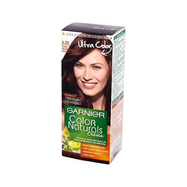 Garnier Color Naturals Krem koloryzujący nr 5.25 Jasny Opalizujący Kasztan