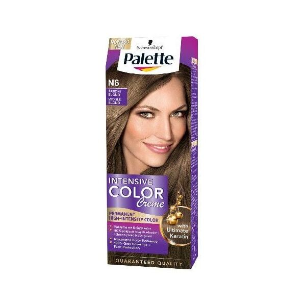 Palette Intensive Color Creme Krem koloryzujący nr N6-średni blond