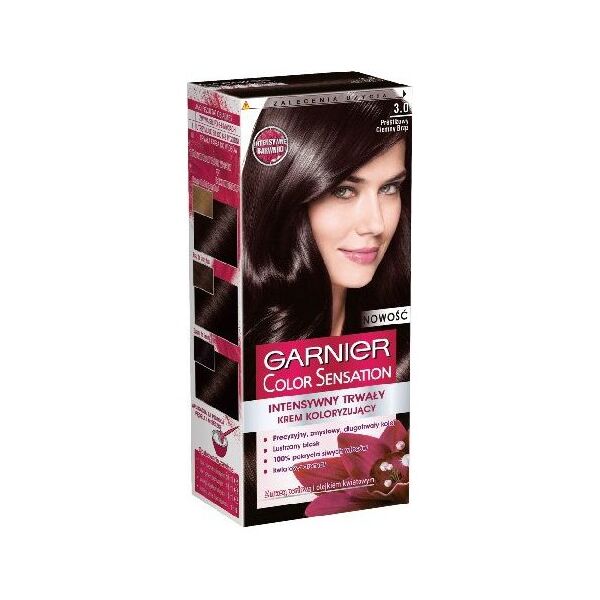 Garnier Color Sensation Krem koloryzujący 3.0 Prestig Brown- Prestiżowy ciemny brąz