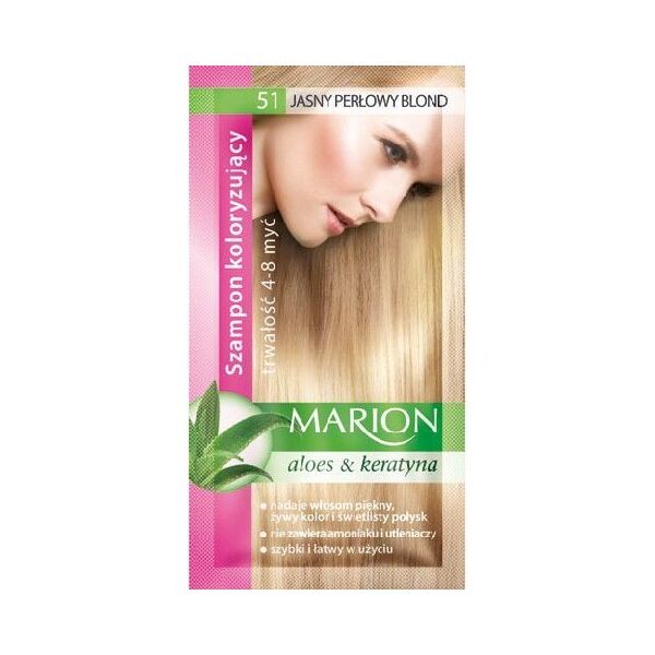 Marion Szampon koloryzujący 4-8 myć nr 51 jasny perłowy blond 40 ml