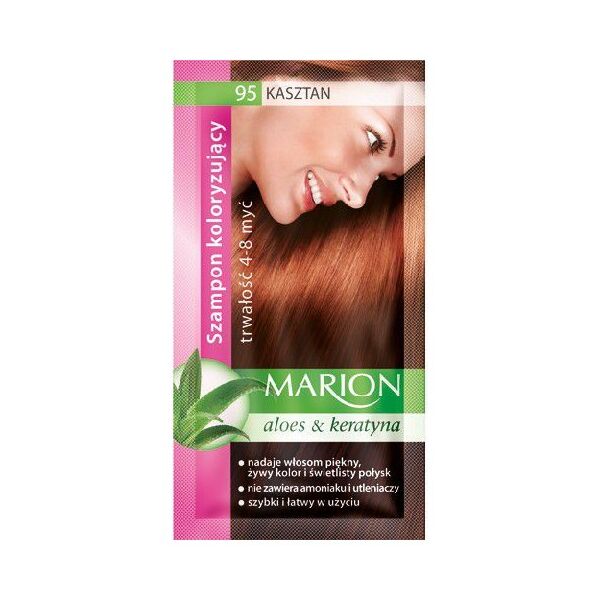 Marion Szampon koloryzujący 4-8 myć nr 95 kasztan 40 ml
