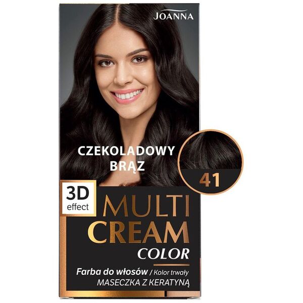 Joanna Multi Cream Color Farba nr 41 Czekoladowy Brąz