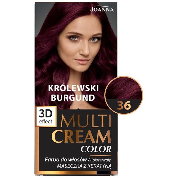 Joanna Multi Cream Color Farba nr 36 Królewski Burgund